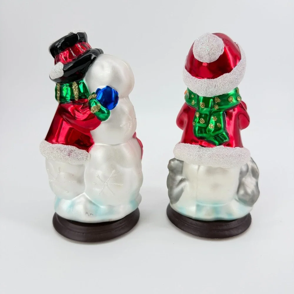 Vintage Ornaments Thomas Pacconi 30th Anniversary Snowmen 2 Piece Set 6